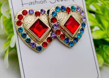 Heart Stud Earrings