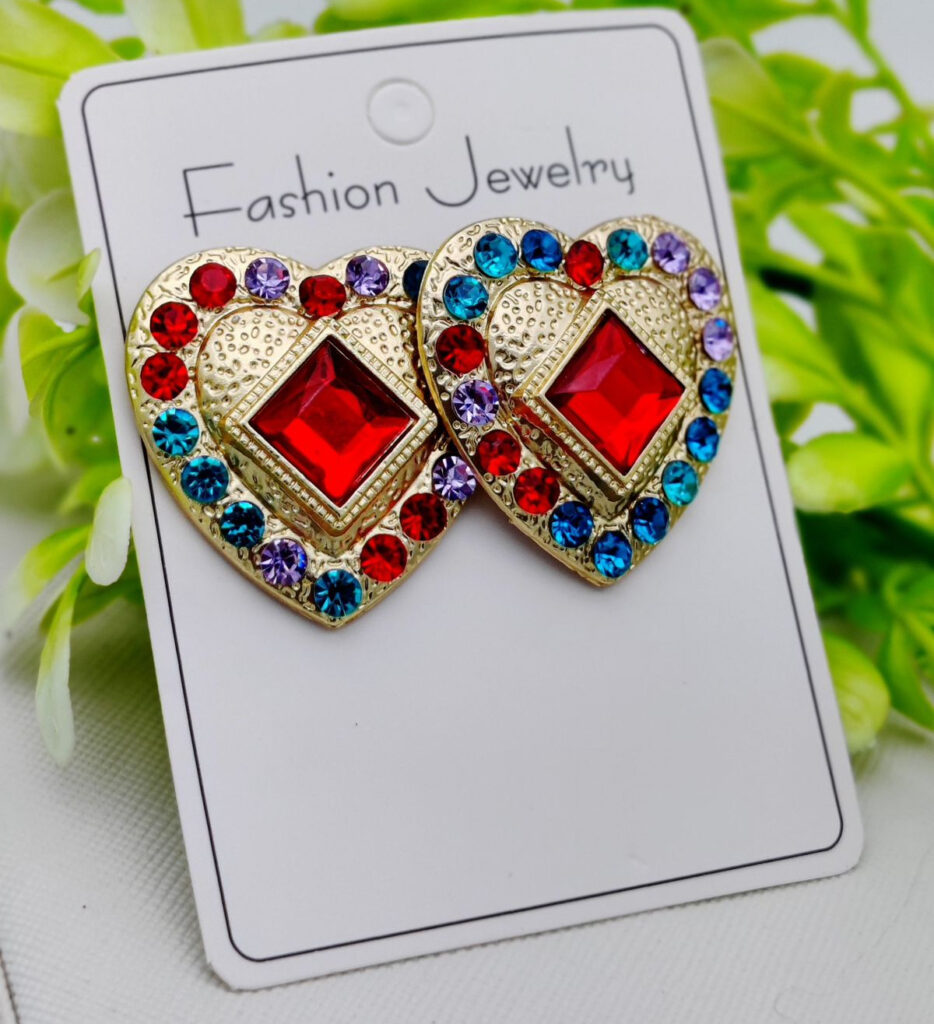 Heart Stud Earrings