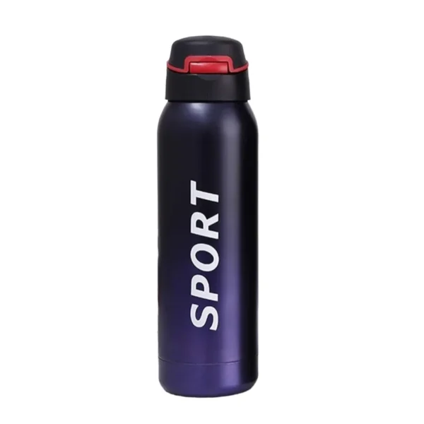 Insulated Water Bottles - 750ml Stainless Steel Water Bottles, Sports Water Bottles Keep Cold & Hot, Office & School Water Bottle For Kids  | Straw Water Bottle ( Random Color ) - Image 5